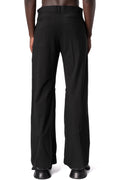 Wool blend trousers, Black