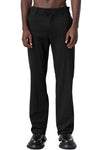 Wool blend trousers, Black