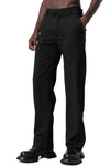 Wool blend trousers, Black