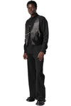 Leather waistcoat, Black