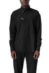 Wool blend shirt, Black