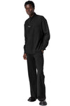 Wool blend shirt, Black