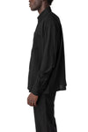 Wool blend shirt, Black