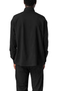 Wool blend shirt, Black