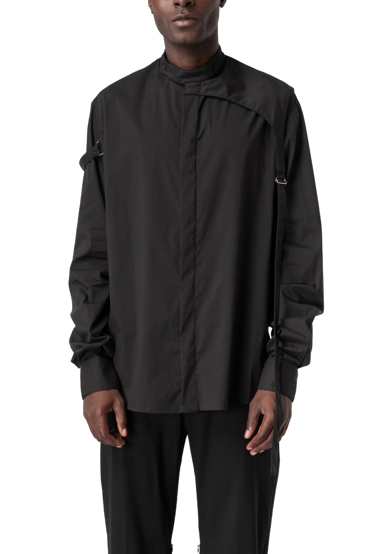 Söderberg | AW26 - Cotton shirt, Black 18, front view