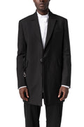 Wool and mohair blazer, Black