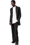 Wool and mohair blazer, Black
