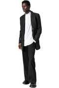 Wool and mohair blazer, Black
