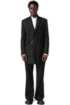 Wool and mohair blazer, Black