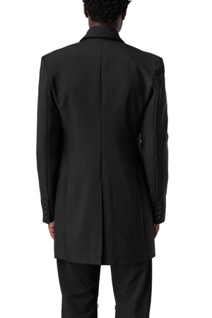 Wool and mohair blazer, Black