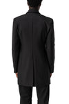 Wool and mohair blazer, Black