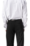 Wool blend trousers, Black