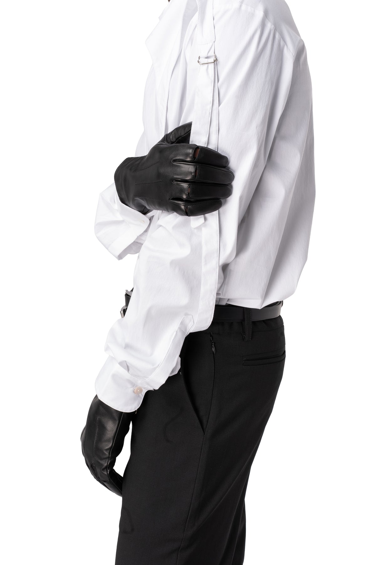 Söderberg | AW26 - Leather slit gloves, Black 38, shot on table