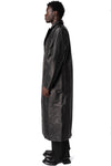 Leather coat, Black