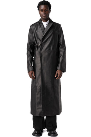 Söderberg | AW26 - Leather coat, Black 6, front view