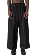 Denim wide pants