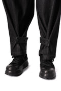 Denim wide pants