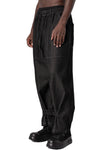 Denim wide pants