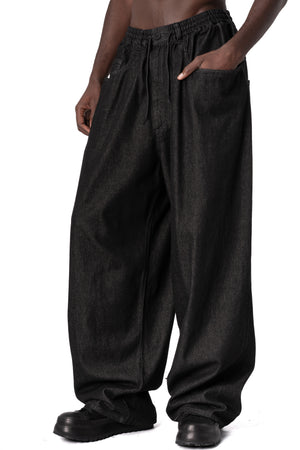 Oversized denim pants
