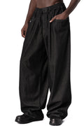 Oversized denim pants