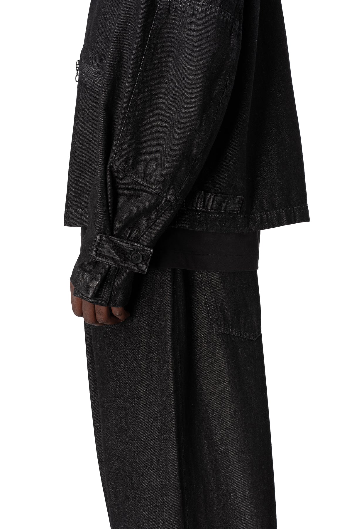Denim blouson
