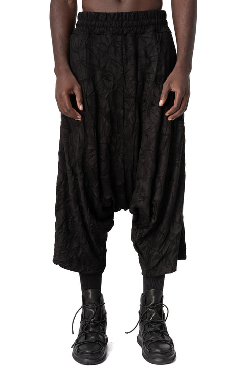 La Haine Inside Us | AW26 - Wrinkled jersey trousers M1341, front view