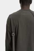 Strapped t-shirt, Dark grey
