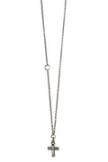 Mini cross chain necklace