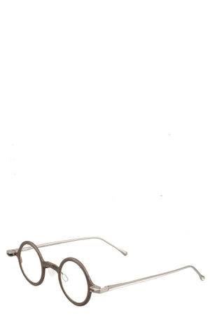 Rigards | Permanent - Round titanium clip-on sunglasses, Bronze RG1911TI