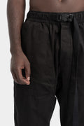 Belted drop crotch pants