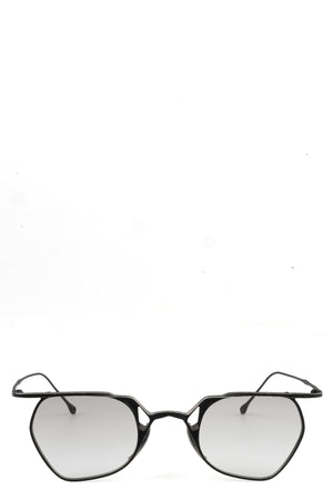 Rigards | Permanent - Hexagonal titanium clip-on sunglasses, Black RG1999TVA