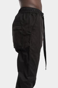 Belted drop crotch pants