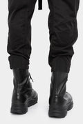 Belted drop crotch pants