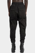 Belted drop crotch pants