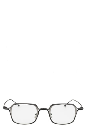 Rigards | Two-tone hexagonal titanium clip-on sunglasses - Black RG2004TVA
