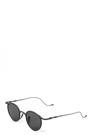 Rigards | Permanent - Round titanium & steel sunglasses Black RG1939ZC