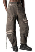 Oversized balloon cargo trousers, Mud