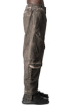 Oversized balloon cargo trousers, Mud