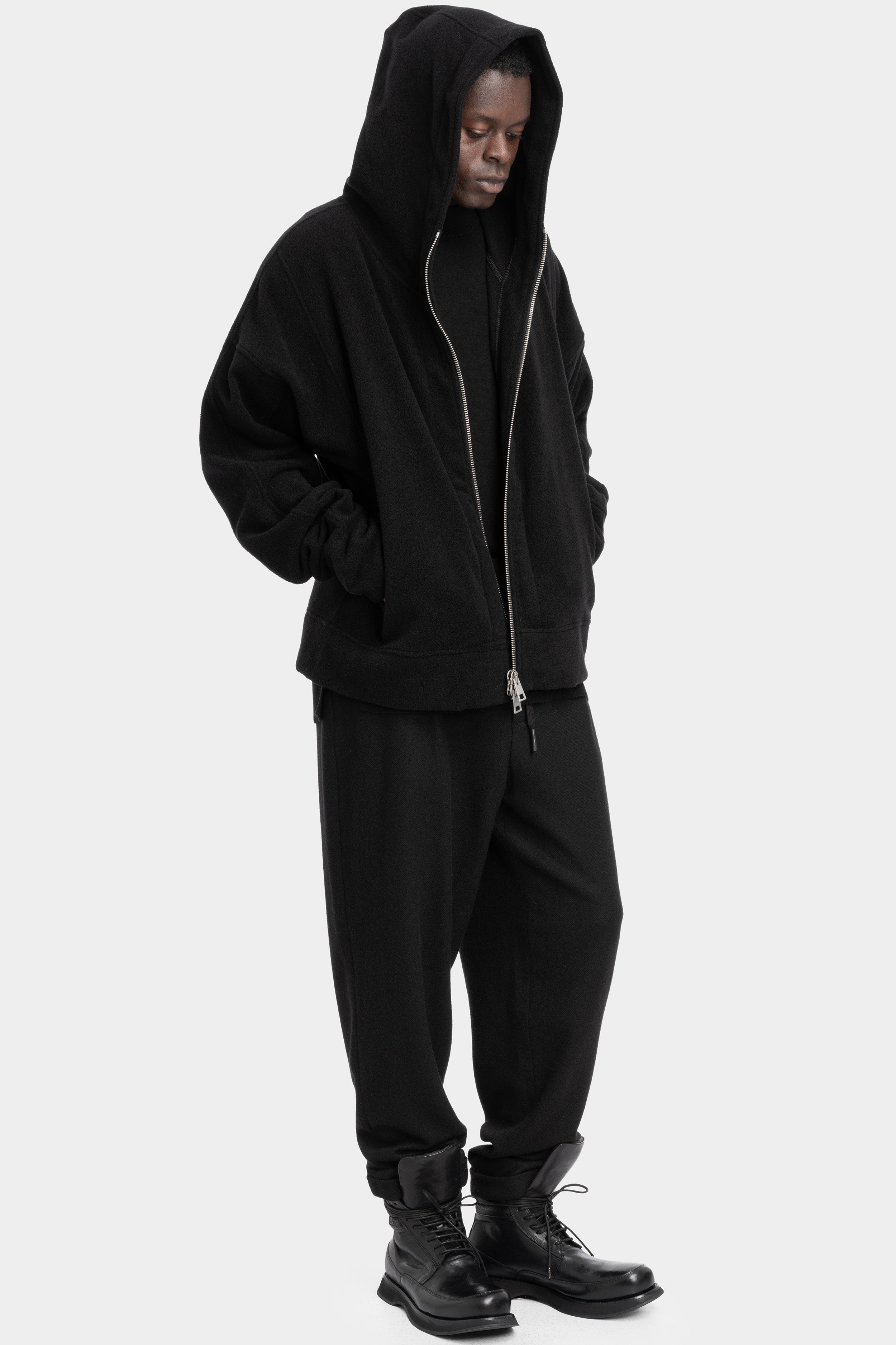 うめ★ Andrea Ya'Aqov | AW25 - Oversized cashmere zip hoodie