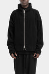 Andrea Ya'Aqov | AW25 - Oversized cashmere zip hoodie, 25MCASH29