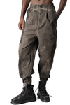 Oversized meshcore cargo trousers, Mud