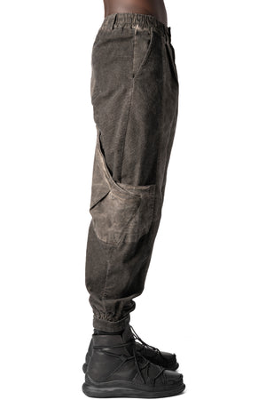 La Haine Inside Us | AW26 - Oversized meshcore cargo trousers, Mud M1318