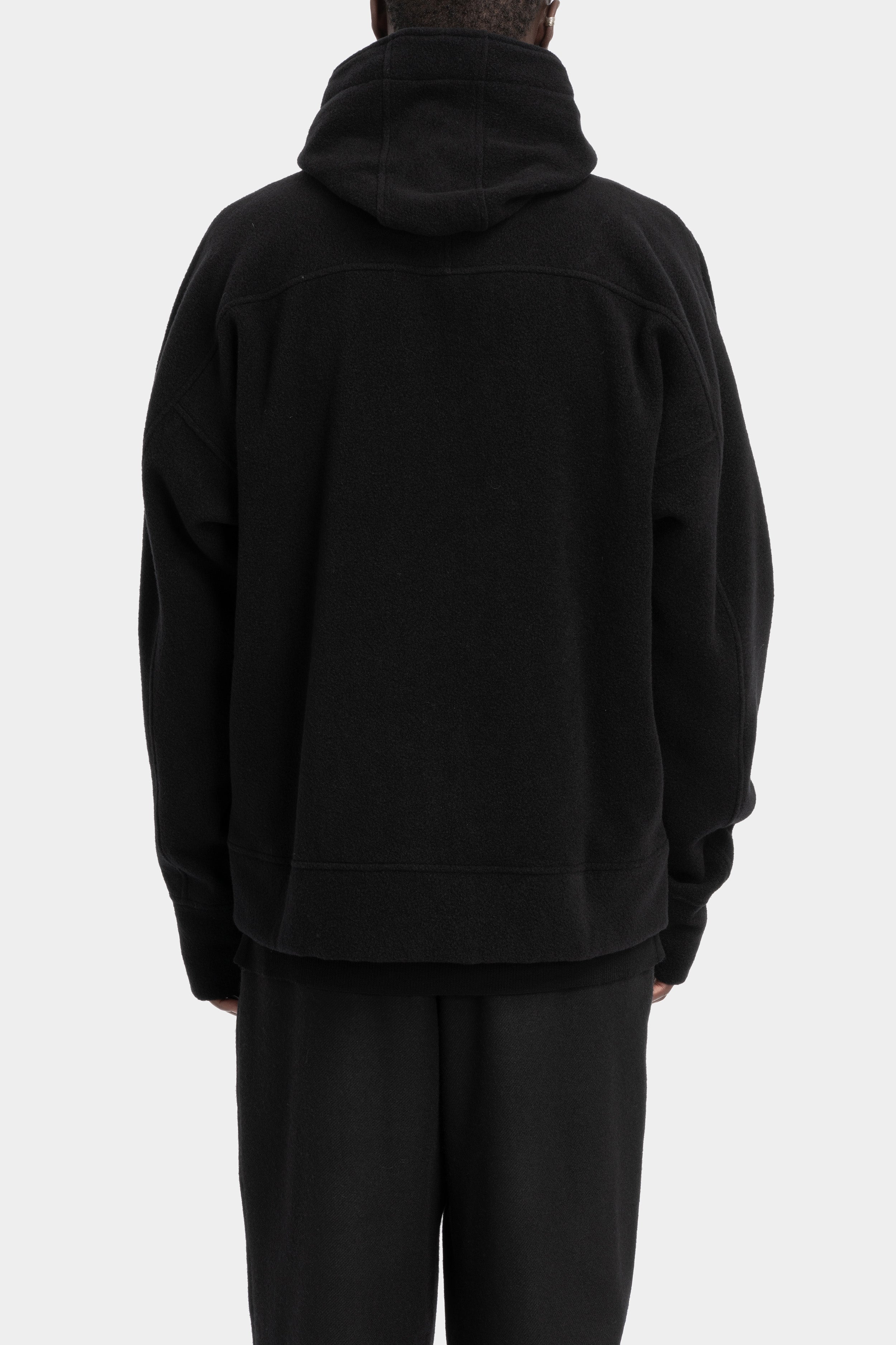 ★ Amla★AP STUDIO Oversized Hoodie Grey Marl Oversized Zipped Hoodie. – WATC STUDIO