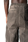 Oversized meshcore cargo trousers, Mud