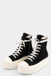 Rick Owens DRKSHDW | AW25 - Double bumper sneakers, BO Black/Milk