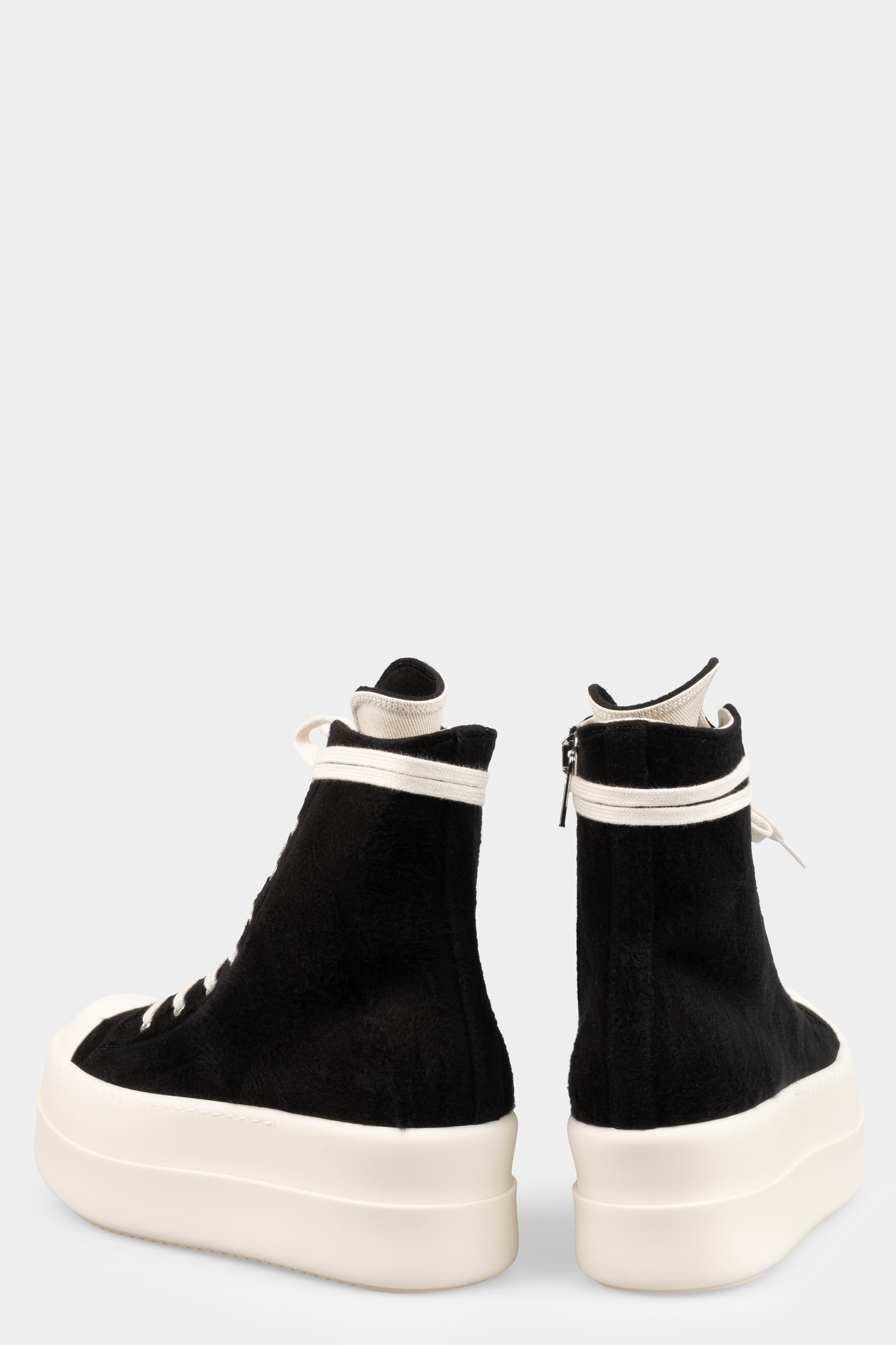 Rick Owens DRKSHDW | AW25 - Double bumper sneakers, BO Black/Milk