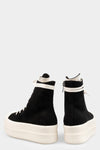 Rick Owens DRKSHDW | AW25 - Double bumper sneakers, BO Black/Milk