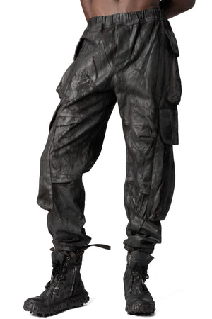 La Haine Inside Us | AW26 - Coated cotton stretch cargo trousers M1309