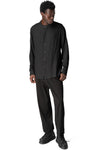Korean collar shirt, Black