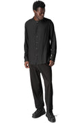 Korean collar shirt, Black